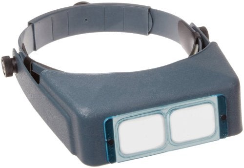 Donegan DA4 OptiVISOR Headband Magnifier 2X Magnification Glass Lens Plate 10 Focal Length